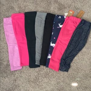 8 Pairs of Toddler Girls Pants Size 2T